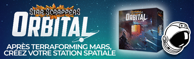 Star Scrappers Orbital : le nouveau jeu de l'auteur de Terraforming Mars