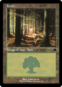 Visuel de la carte Forêt rétro