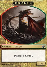 Dragon (1/1, flying)