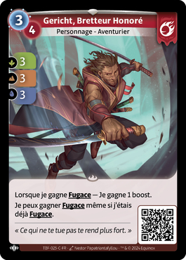 Gericht, Revered Duelist - C Bravos