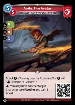 Aoife, Fire Avatar - C Bravos