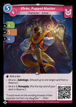 Efrén, Puppet Master - C Lyra