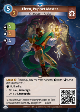 Efrén, Puppet Master - F Axiom