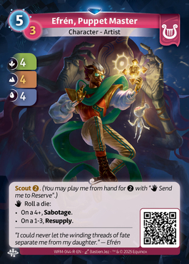Efrén, Puppet Master - R Lyra