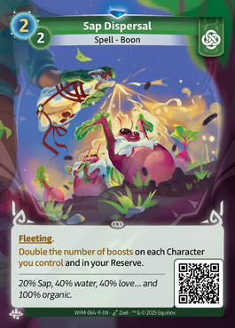 Sap Dispersal - R Muna