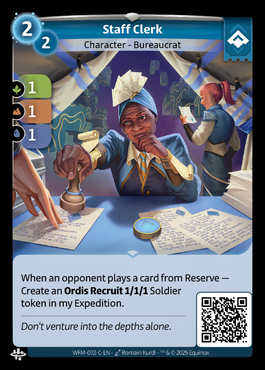 Staff Clerk - C Ordis