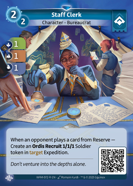 Staff Clerk - R Ordis