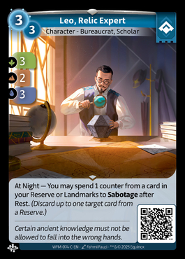 Leo, Relic Expert - C Ordis