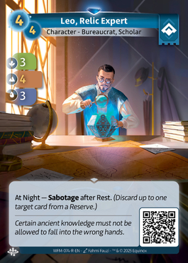Leo, Relic Expert - R Ordis