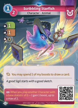 Scribbling Starfish - F Lyra