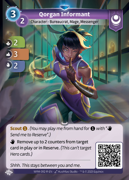 Qorgan Informant - R Yzmir