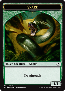 Snake (1/1, deathtouch)