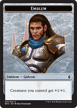 Emblem Gideon, Ally of Zendikar