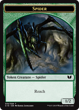 Spider (1/2)/Saproling (1/1)