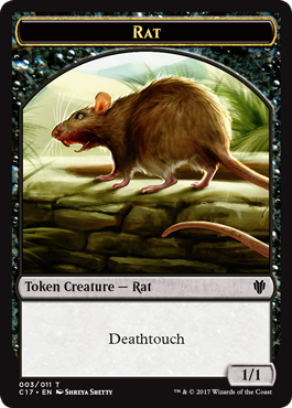Cat (2//2) // Rat (1//1 Deathtouch)