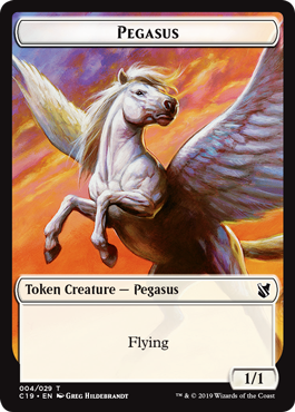 Human // Pegasus (1/1, flying)