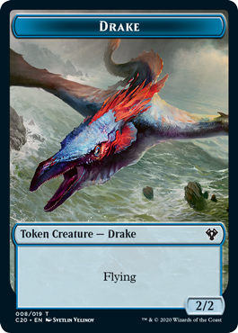 Drake (2//2, flying) // Goblin Warrior (1//1)