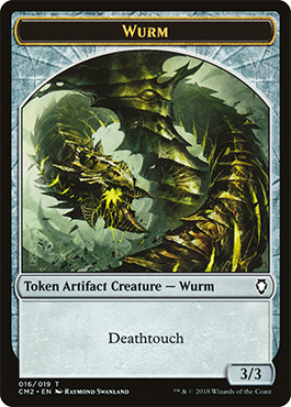Wurm (3/3, deathtouch)