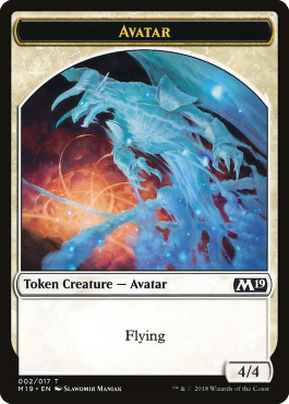 Avatar (4/4, flying)