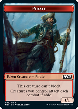 Pirate (1/1, can't block)