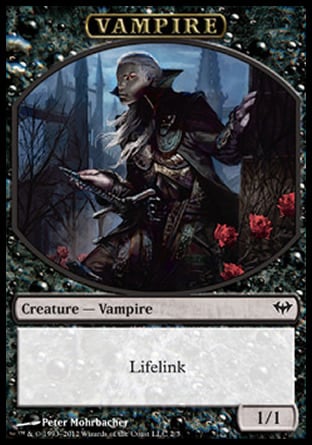 Vampire (black, 1/1, lifelink)