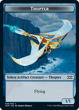 Thopter (1/1, flying, blue)