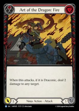 Art of the Dragon: Fire (red)