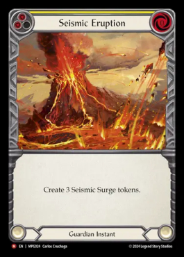 Seismic Eruption (yellow)
