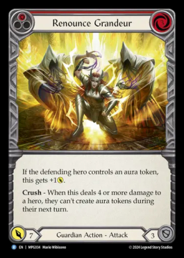 Renounce Grandeur (red)