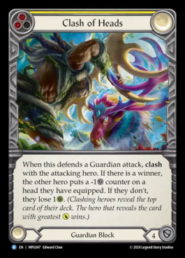Clash of Heads (yellow)