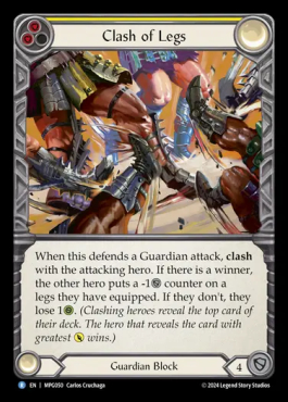 Clash of Legs (yellow)