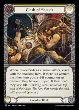 Clash of Shields (yellow)