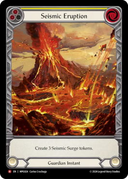 Seismic Eruption (yellow)