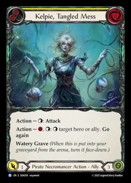 Kelpie, Tangled Mess (yellow)