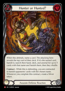 Hunter or Hunted? (blue)