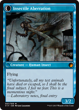 Delver of Secrets // Insectile Aberration