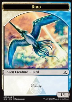 Bird (1/1, flying) // Sphinx (4/4, flying, vigilance)