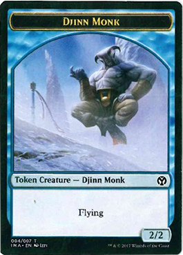 Djinn Monk (2/2, flying)
