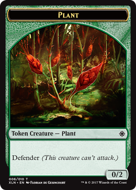 Plant (0/2, defender)