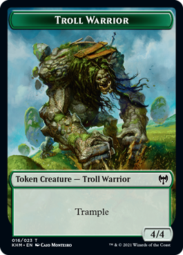 Troll Warrior (4/4, green)