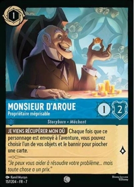 Monsieur D'Arque - Despicable Proprietor