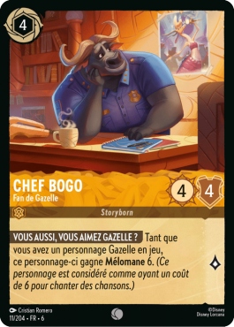 Chief Bogo - Gazelle Fan