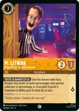 Mr. Litwak - Arcade Owner