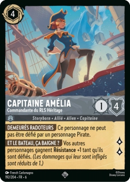 Captain Amelia - Commander of the Legacy