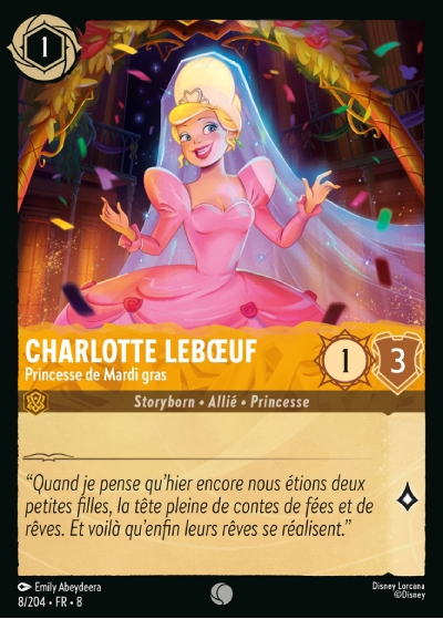 Charlotte La Bouff - Mardi Gras Princess