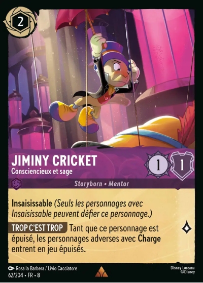 Jiminy Cricket - Level-Headed and Wise