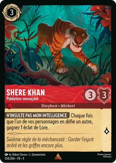 Shere Khan - Menacing Predator
