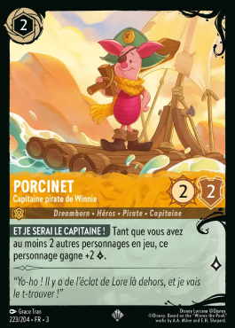 Piglet - Pooh Pirate Captain