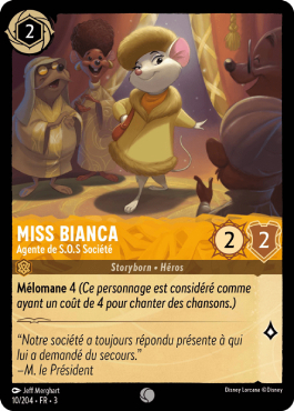 Miss Bianca - Rescue Aid Society Agent