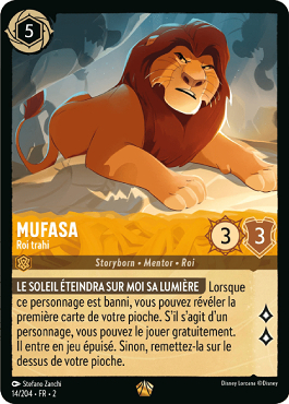 Mufasa - Betrayed Leader